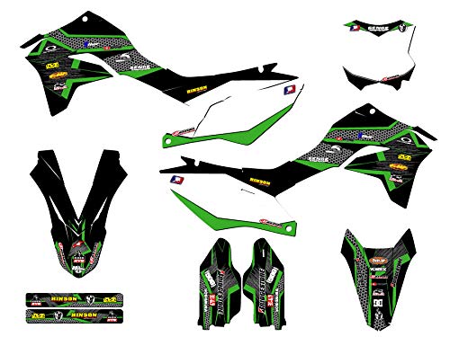 Amazon.com: 2020-2025 KLX 300 R PODIUM Black Senge Graphics
